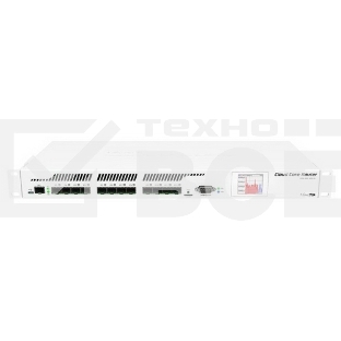 Маршрутизатор Mikrotik CCR1016-12S-1S+ Cloud Core Router 1016-12S-1S+ with Tilera Tile-Gx16 CPU (16-cores, 1.2Ghz per core), 2GB RAM, 12xSFP cages, 1xSFP+ cage, RouterOS L6, 1U rackmount case, Dual PSU, LCD panel