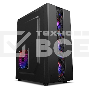 Компьютерный корпус Accord ACC-CL290B черный без БП ATX 2xUSB2.0 1xUSB3.0 audio