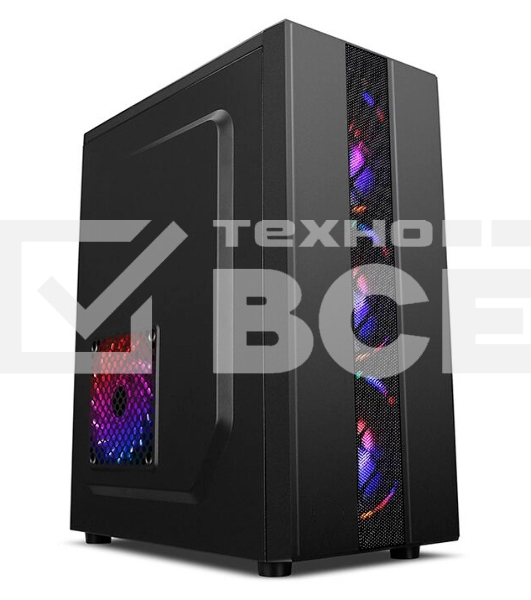 Компьютерный корпус Accord ACC-CL290B черный без БП ATX 2xUSB2.0 1xUSB3.0 audio