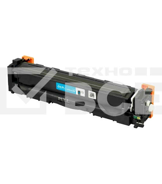 Картридж Sakura CF411A/046C для HP и Canon, голубой, 2300 к.