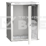 Шкаф ITK LINEA W 12U 600x450 мм дверь стекло, RAL7035, фото2