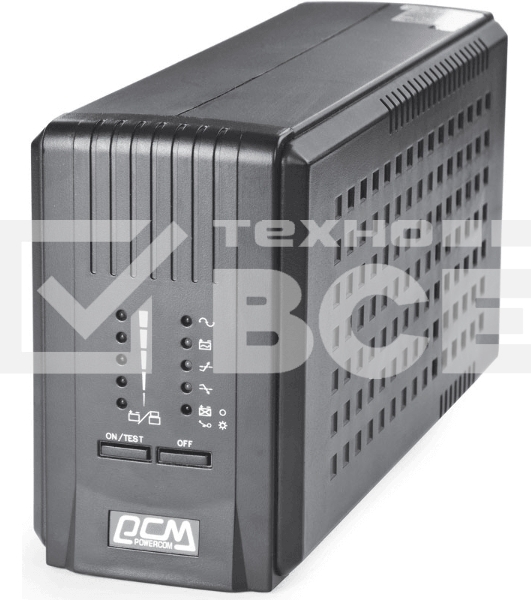 Источник бесперебойного питания Powercom SPT-500-II 400Вт 500ВА черный