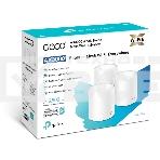 Бесшовный Mesh роутер TP-Link Deco X50(3-Pack) AX3000 10/100/1000BASE-TX (упак.:3шт), фото4
