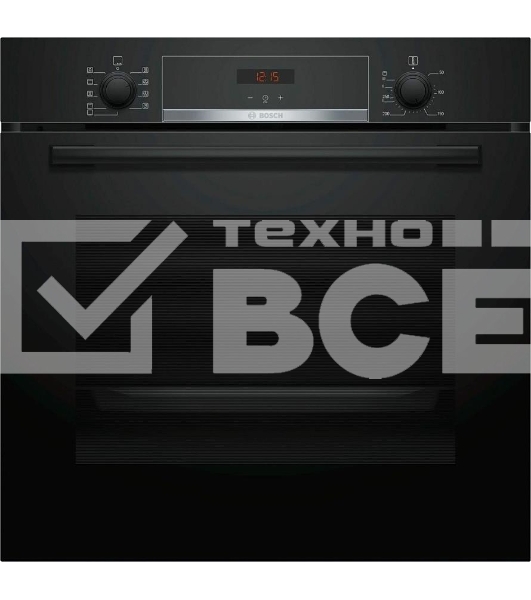Духовой шкаф электрический Bosch HBA534EB0 черный, встраиваемый