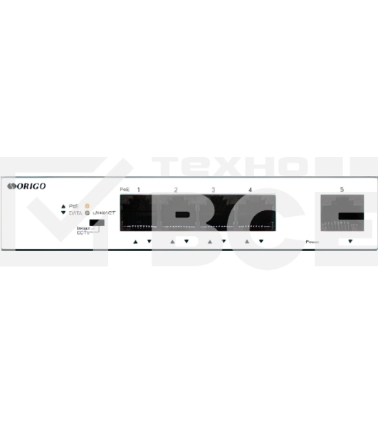 Коммутатор Unmanaged Switch 4x1000Base-T PoE, 1x1000Base-T, PoE Budget 60W, Long-range PoE up to 250m, metal case