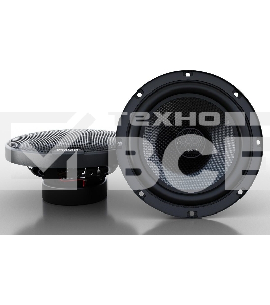 Колонки автомобильные Prology PS-165 180Вт 89дБ 4Ом 16см (6.5дюйм) (ком.:2кол.) коаксиальные двухполосные