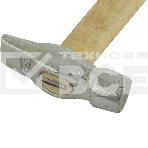 Молоток Россия слесарный,400 г,круглый боек,деревянная ручка 10239, фото 1