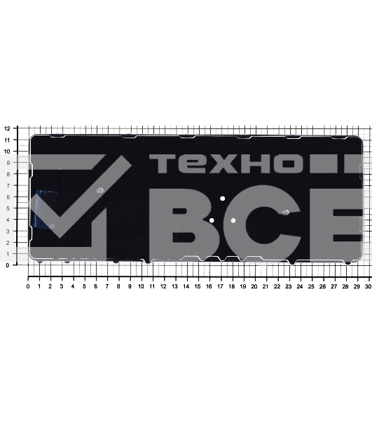 Клавиатура для ноутбука HP EliteBook 840 G1 G2 черная c рамкой без указателя и без подсветки