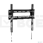 Универсальное фиксированное настенное крепление Wize WF46 для 23'-65' LCD телевизоров, VESA 400х400, расстояние от стены 2.5 см, до 45 кг, черный, фото 1