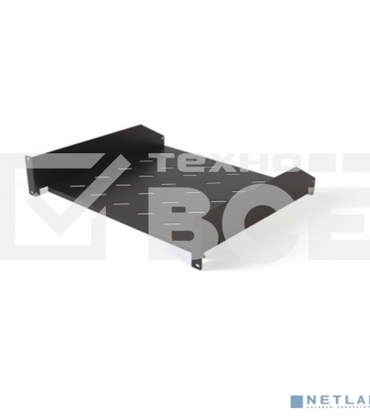 Полка Hyperline TAL3-2U-400-RAL9005 угловая с перфорацией 19