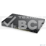 Коммутатор Smart L2 PoE+ Zyxel GS1900-24HPv2, rack 19