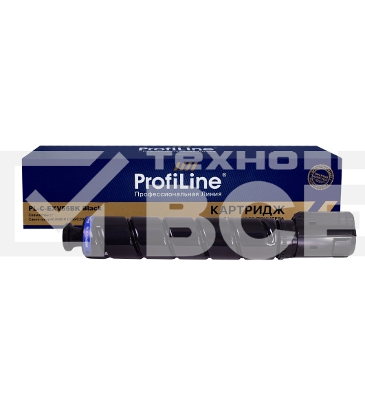 Картридж лазерный PL-C-EXV55BK для принтеров Canon imageRUNNER C256/C256i Black 23000 копий ProfiLine