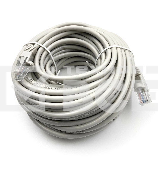 Патч-корд Buro UTP-5E-15M-G-LSZH UTP серый cat.5E RJ-45 (m)-RJ-45 (m) 15м