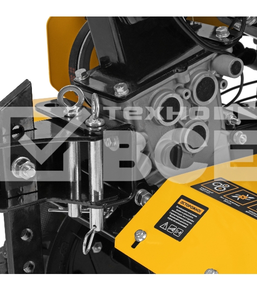 Мотоблок Denzel DPT-170, 7 л.с., ремен.сцеп, шир 85 см, глуб 35 см,фрез 3х3,ШОМ,скор 2В/1Н,кол 8