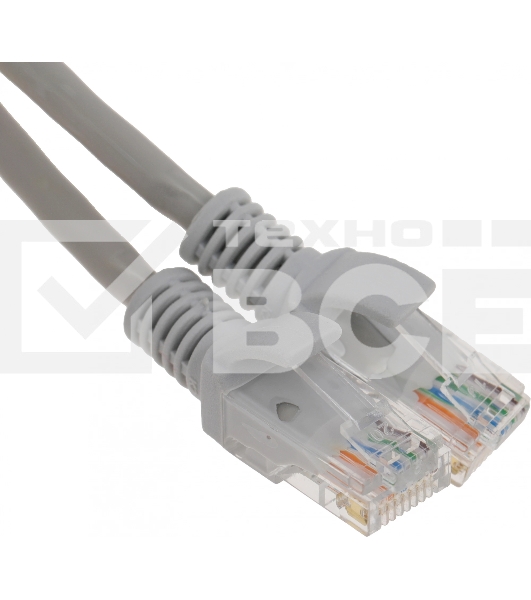 Патч-корд Premier PP31-15M-LSZH 1Гбит/с UTP 4 пары cat.5E CCA molded 15м серый RJ-45 (m)-RJ-45 (m)