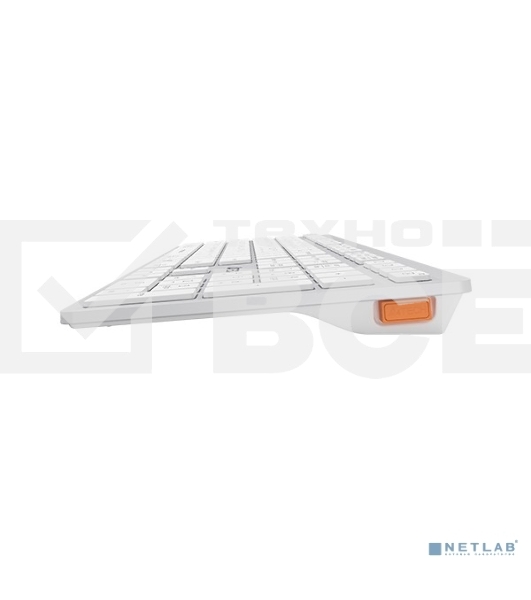 Клавиатура беспроводная A4Tech Fstyler FBX50C, USB, Bluetooth/Радиоканал, белый