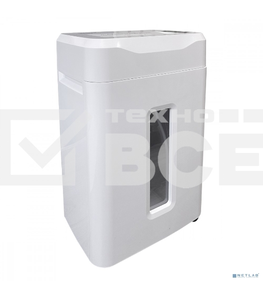 Шредер Office Kit S215N 3,9x38 белый (секр.P-4) фрагменты 22лист. 35лтр. скрепки скобы пл.карты CD