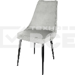 Стул для дома Бюрократ CH-K4_2 комплект 2 шт св. серый Holland 09 металл черный на ножках, фото7