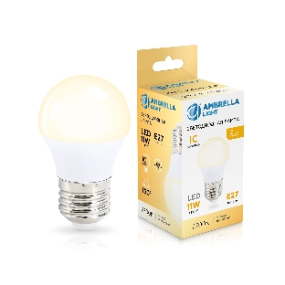 Лампа светодиодная	451103 LED G45 11W IC E27 2700K 175-265V