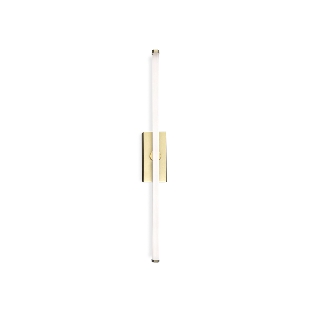 Настенный светодиодный светильник Ambrella light FL6114 GD золото 9W 3000K-6400K 410*45*80