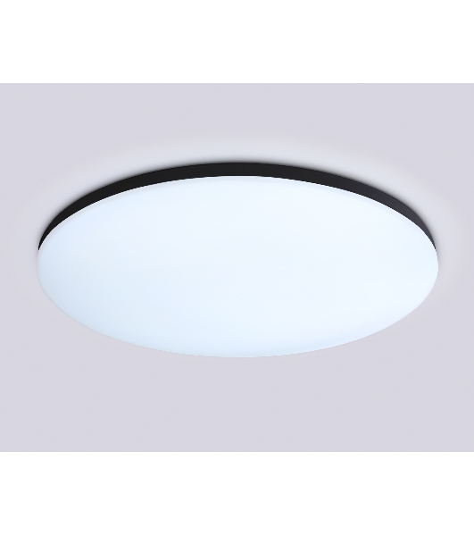 Умный светодиодный светильник FZ2005 BK черный IP54 25W 3000K-6500K+RGB Wi-Fi Алиса/Tuya/Smart Home/Alexa D370*55 (ПДУ ИК)