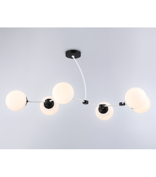 Светитльник Ambrella Light TR2552/6 WH/BK белый/черный E27/6 max 60W 1160*600*450