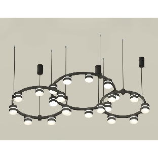Светильник Ambrella light XR92092220/22 SBK/FR черный песок/белый матовый GX53 (A9209, C9242, C9238, C9232, N8445)