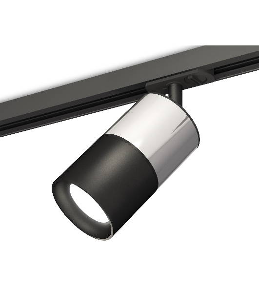 Светильник Ambrella light XT7402071 SBK/PSL/PBK черный песок/серебро полированное/черный полированный MR16 GU5.3