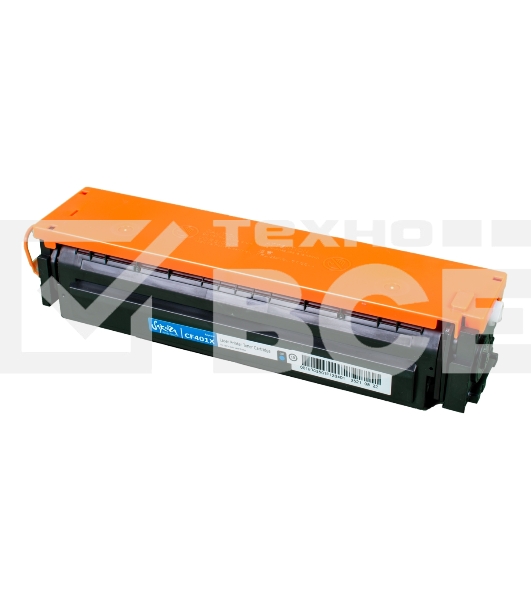 Картридж лазерный Sakura CF401X для HP Color LaserJet Pro M252n/M252dn/MFP277dw/277n, синий, 2300 к.