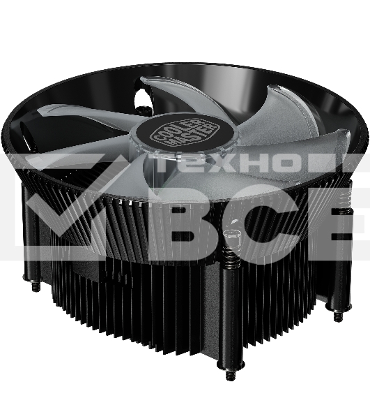 Кулер для процессора Cooler Master CPU Cooler A71C черный 120мм алюминий+медь 1800rpm 25db 4-pin 95W 60мм