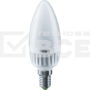 Лампа светодиодная 94 491 NLL-C37-7-230-2.7K-E14-FR 7Вт свеча 2700К тепл. бел. E14 500лм 176-264В Navigator 94491