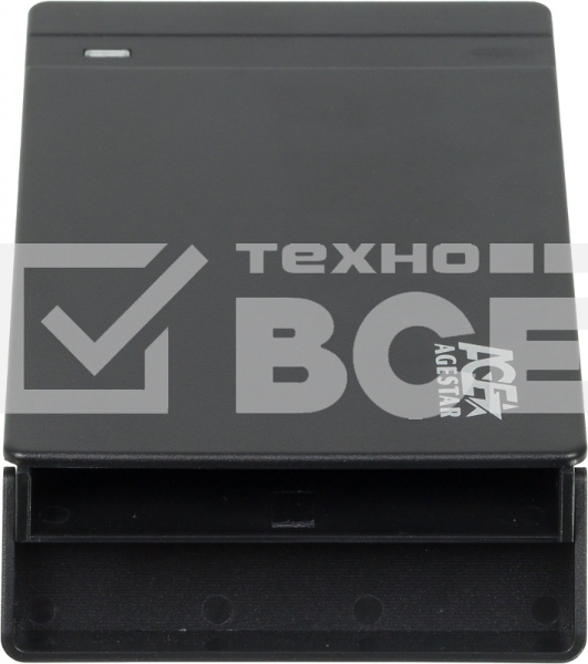 Внешний корпус для HDD AgeStar 3UB2P3 SATA III пластик черный 2.5