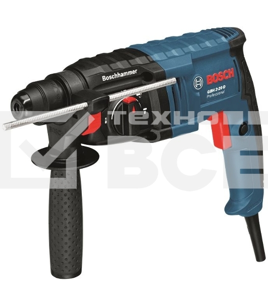 Перфоратор Bosch GBH 220 патрон:SDS-plus уд.:2Дж 720Вт (кейс в комплекте)