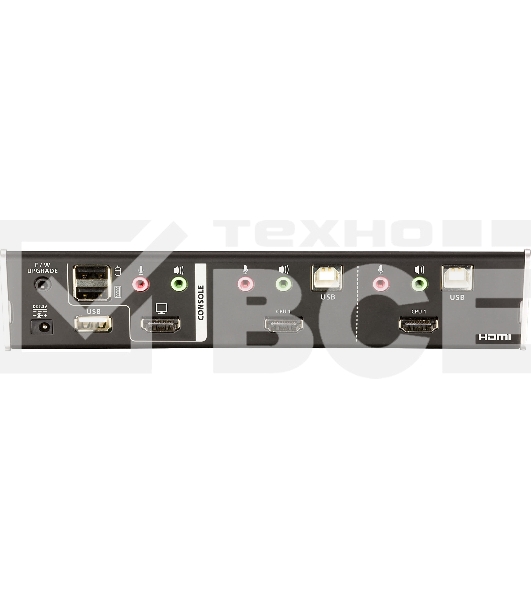 Переключатель, электрон., KVM+Audio+USB 2.0, 1 user USB+HDMI => 2 cpu USB+HDMI, соШнур. USB 2х1.8м., настол., исп.стандарт, без OSD, некаскад.. CUBIQ 2 PORT HDMI KVMP SWITCH W/1.8M