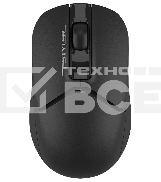 Мышь беспроводная A4Tech Fstyler FB12 черный, 1200 dpi, радиоканал, Bluetooth, USB, кнопки - 3