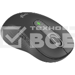 Мышь беспроводная Logitech Signature M650 L LEFT графитовый, 4000 dpi, радиоканал, Bluetooth, USB, кнопки - 5, фото15