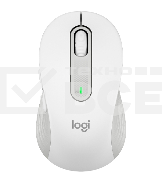 Мышь беспроводная Logitech Signature M650 белый, 4000 dpi, радиоканал, Bluetooth, USB, кнопки - 5