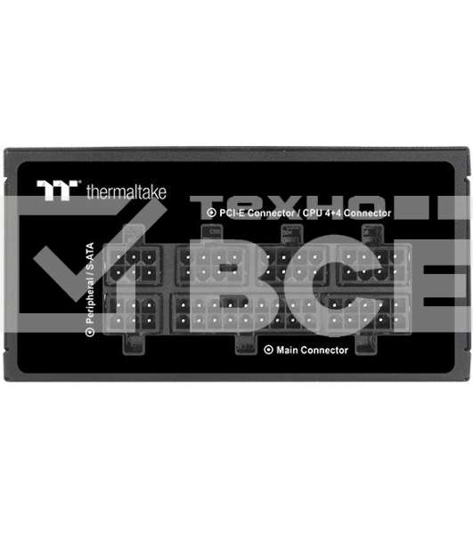 Блок питания Thermaltake Toughpower SFX (PS-STP-0650FNFAGE-1), 650Вт, 80 PLUS Gold, 90мм, модульный, черный