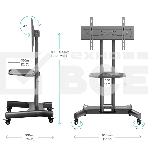Стойка для телевизора с кронштейном ONKRON 32