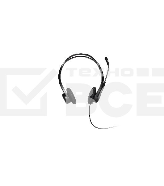 Наушники с микрофоном Logitech 960 черный 2.4м накладные оголовье (981-000100)