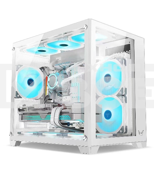 Компьютерный корпус AeroCool / Formula Crystal Z5 белый без БП mATX 11x120mm 2xUSB2.0 1xUSB3.0 audio bott PSU