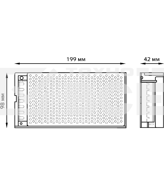 Блок питания GAUSS LED STRIP PS 150W 12V