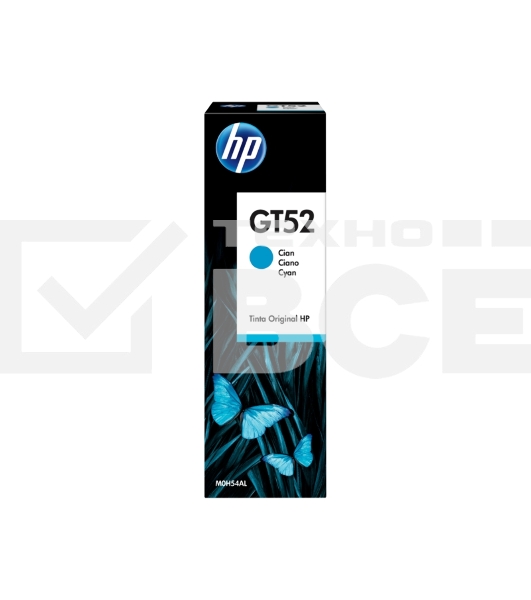 Картридж струйный HP GT52 M0H54AE голубой, 8000 стр. (70 мл), для HP DJ GT 5810/5820