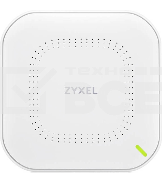 Точка доступа Zyxel NebulaFlex NWA90AX PRO, WiFi 6, 802.11a/b/g/n/ac/ax (2,4 и 5 ГГц), MU-MIMO, антенны 3x3, до 575+2400 Мбит/с, 1xLAN 2.5GE, PoE, защита от 4G/5G, БП в комплекте