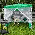 Тент садовый с москитной сеткой, 250х250/240 см, Camping  Palisad, фото3