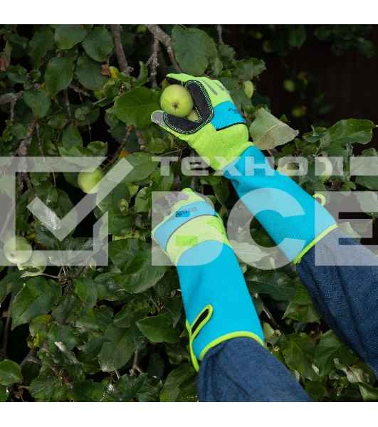 Перчатки садовые с удлиненной манжетой, размер 7, Luxe Palisad