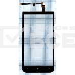 Сенсорное стекло (тачскрин) для HTC One XC X720d, черное, фото3
