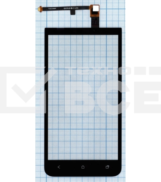 Сенсорное стекло (тачскрин) для HTC One XC X720d, черное
