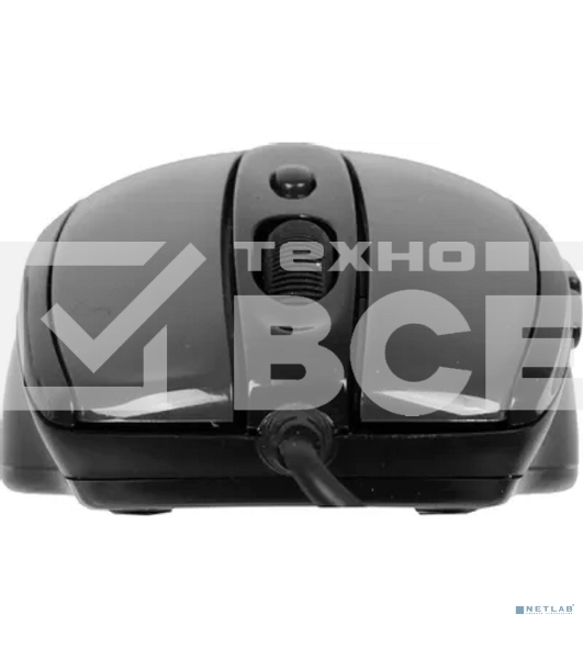 Мышь проводная A4Tech N-708X серый глянец/черный, 1600 dpi, USB, кнопки - 6