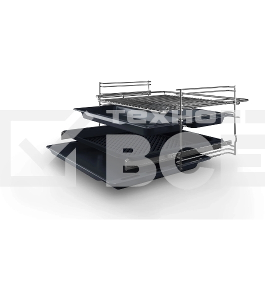 Духовой шкаф электрический Bosch HBJ558YB3Q, 60 см, 66 л, черный, класс энергоэффективности А, 8 режимов, LCD-дисплей, галогенное освещение, самоочистка EcoClean